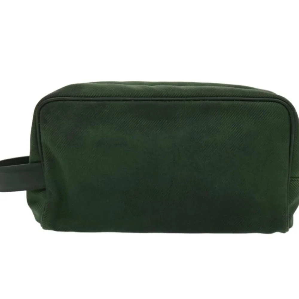 Louis Vuitton Taiga Parana Epicea Green Canvas Leather Clutch Pouch/ Bag (GUC) - Picture 7 of 16